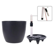PP Self Watering Planters Flower Pots Indoor with Water Level Indicators 6x5'' New Hot