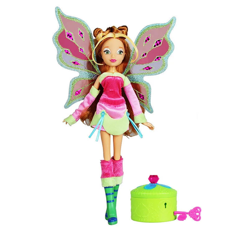 Believix Fairy&Lovix Fairy Rainbow Colorful Girl Doll Action Figures Fairy Bloom Dolls with Classic Toys for Girl Gift