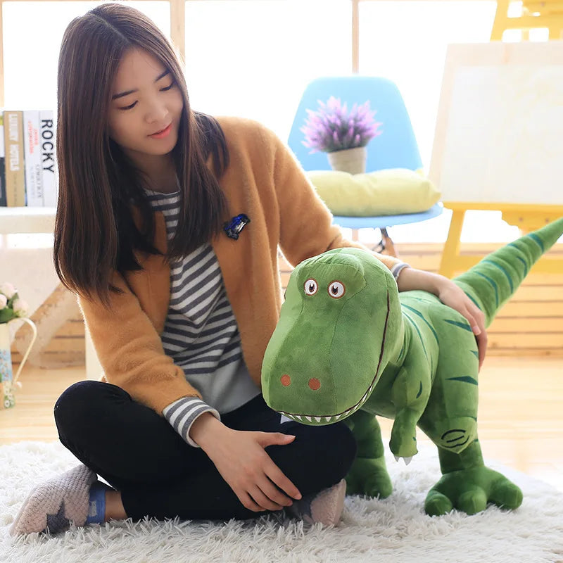 1pc 40-100cm New Dinosaur Plush Toys Cartoon Tyrannosaurus Cute Stuffed Dolls for Kids Children Boys Birthday Gift