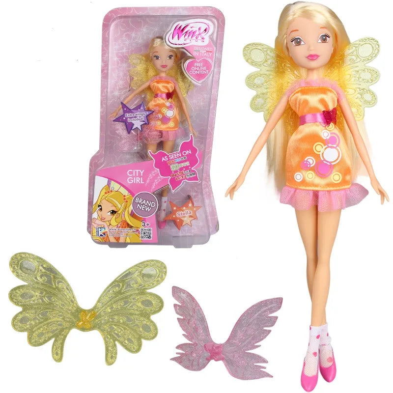 Believix Fairy&Lovix Fairy Rainbow Colorful Girl Doll Action Figures Fairy Bloom Dolls with Classic Toys for Girl Gift