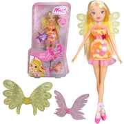 Believix Fairy&Lovix Fairy Rainbow Colorful Girl Doll Action Figures Fairy Bloom Dolls with Classic Toys for Girl Gift