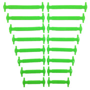 16pcs/lot Silicone Shoelaces No Tie Shoelaces 12 Colors Elastic Lace Shoelace Creative Lazy Silicone Laces Rubber Lace