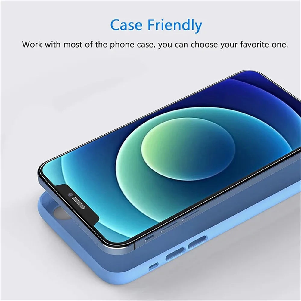 4PCS Protective Glass On For iPhone 17 16 15 14 13 12 11 Pro XR X XS Max Screen Protector For iPhone 7 8 6 Plus 12 13 Mini Glass