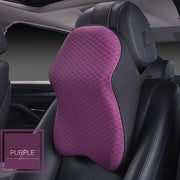 3D Spare Car Headrest Pillow Leather Ice Silk Automobile Neck Rest Waist Supports Cushion For Auto Seat Cover Accessories