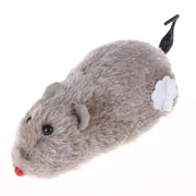 1PC Mouse Toy Clockwork Plush Mouse Toy for Cat Kitten Interactive Playing Toy Mechanical Motion Rat Pet Cat Products