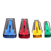 Set of 4 sizes Sewing Accessories Bias Tape Makers - 4 size 25mm 18mm 12mm 6mm Sewing Quilting Hemming Sewing Tools AA7680