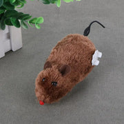 1PC Mouse Toy Clockwork Plush Mouse Toy for Cat Kitten Interactive Playing Toy Mechanical Motion Rat Pet Cat Products
