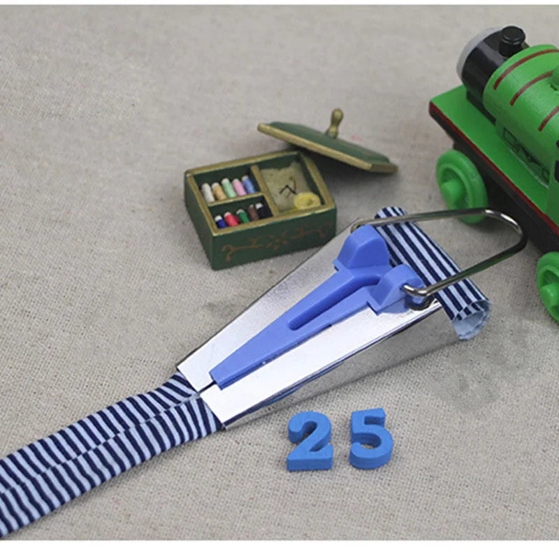 Set of 4 sizes Sewing Accessories Bias Tape Makers - 4 size 25mm 18mm 12mm 6mm Sewing Quilting Hemming Sewing Tools AA7680