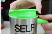 5 Colors Lazy Tazas Self Stirring Mug Coffee Cup Smart Stainless Steel Mugs Copos Inox Tea Cup