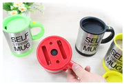5 Colors Lazy Tazas Self Stirring Mug Coffee Cup Smart Stainless Steel Mugs Copos Inox Tea Cup