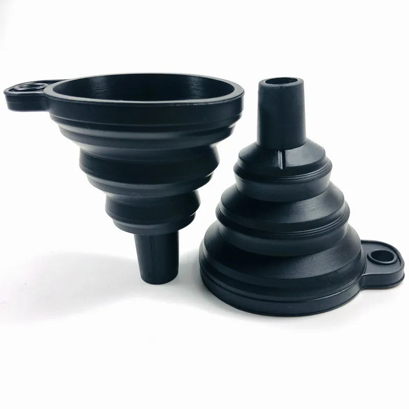Funnels for Filling Bottles Kitchen Funnel Small Food Grade Silicone Collapsible Funnel for Filling Water Bottle Liquid Powder