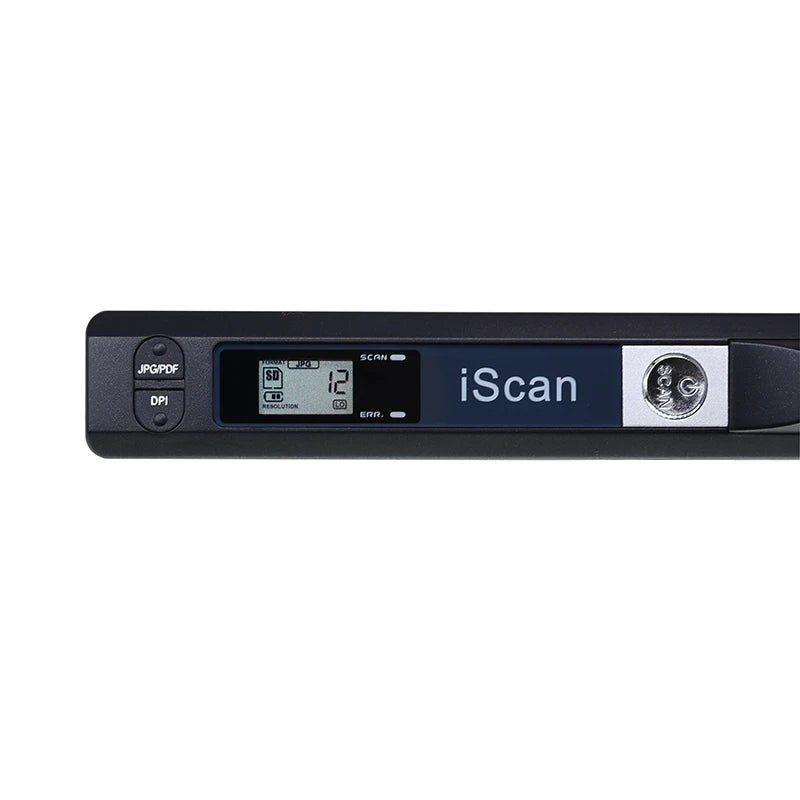 New Arrival Portable 900DPI Handhold Document Scanner JPG / PDF Format Document Image Scan Scanner with LCD Displayer Support 4A