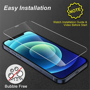 4PCS Protective Glass On For iPhone 17 16 15 14 13 12 11 Pro XR X XS Max Screen Protector For iPhone 7 8 6 Plus 12 13 Mini Glass