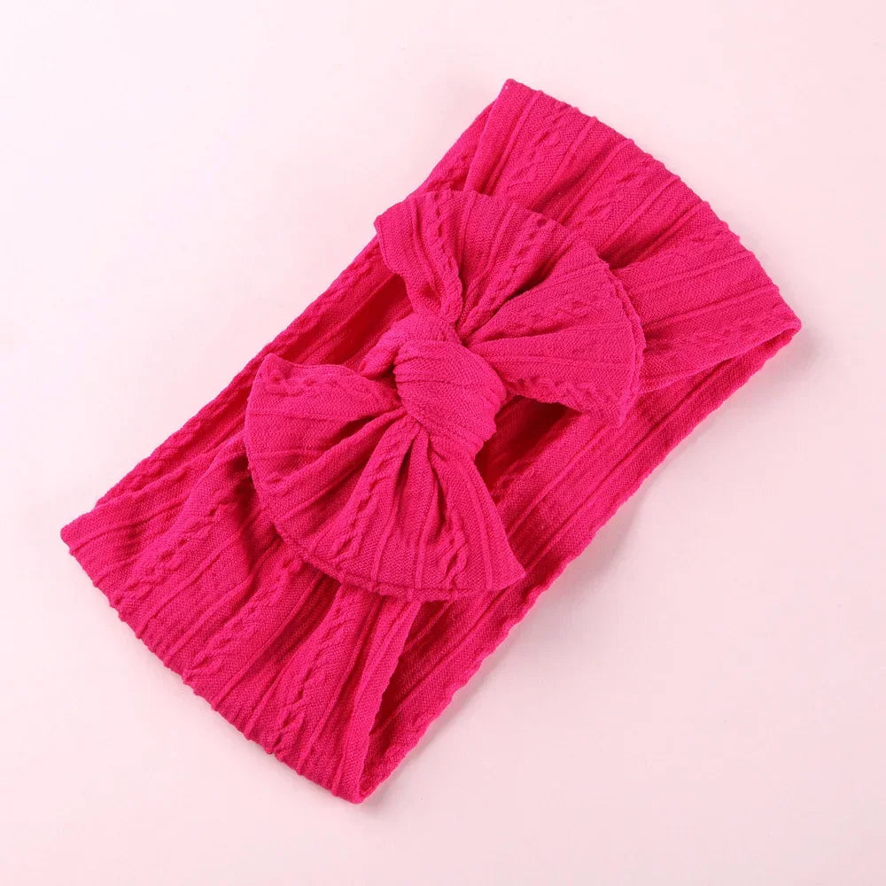 Elastic Jacquard Bow Tie Headband for Babies Infant Bow Headband Bowknot Headwear Cute Baby Headbands Girls Newborn Photography