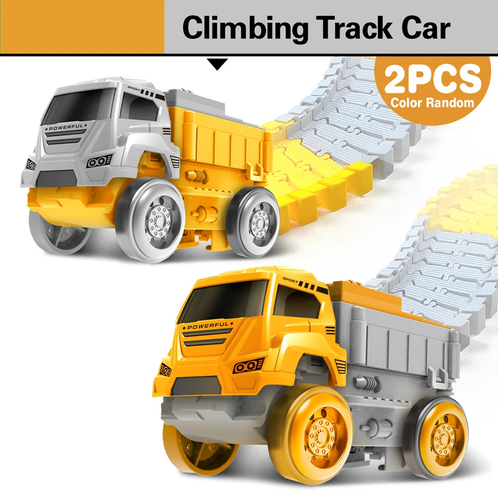 Children Magic Climbing Track Toy Engineering Car Kids Educational Toys Track Car Train Toys for Children Birthday Gift For Kid