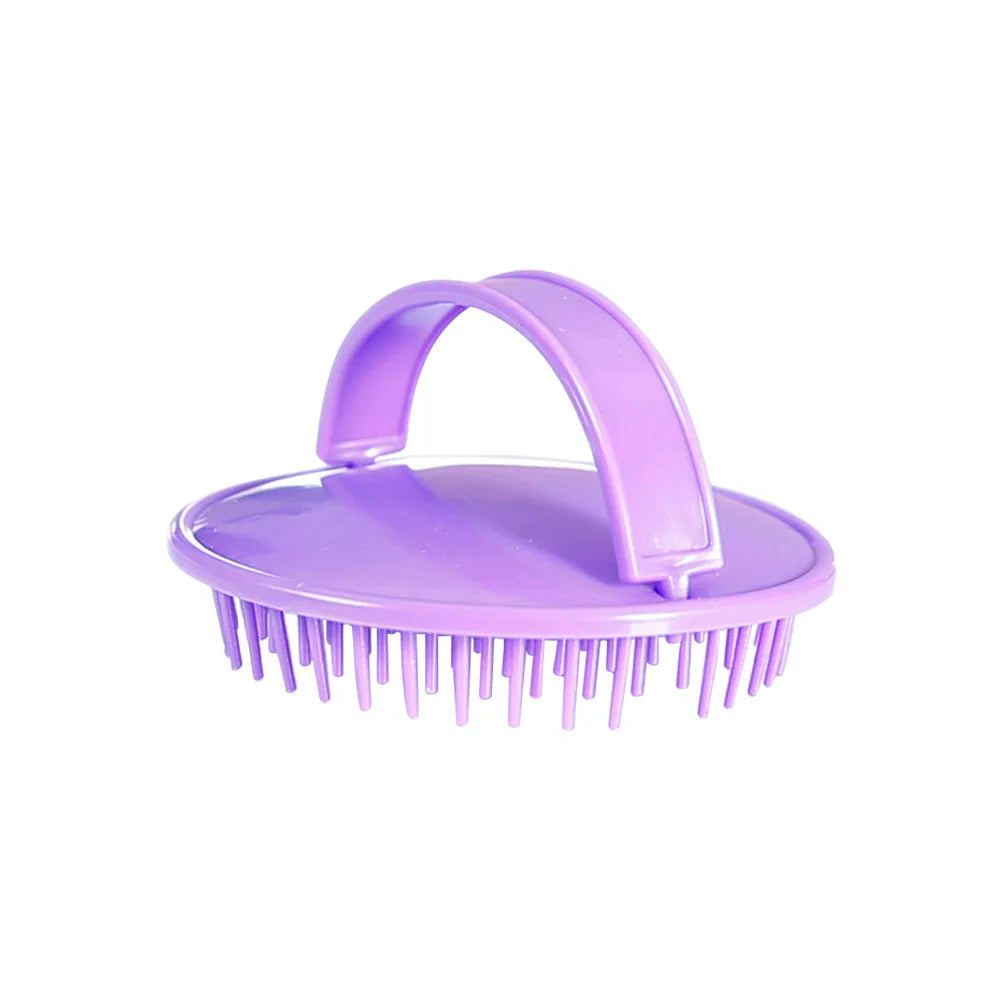 Silicone Shampoo Head Scalp Massage Brush Silicone Body Brush Hair Washing Comb Bath SPA Shower Massage Hair Brush