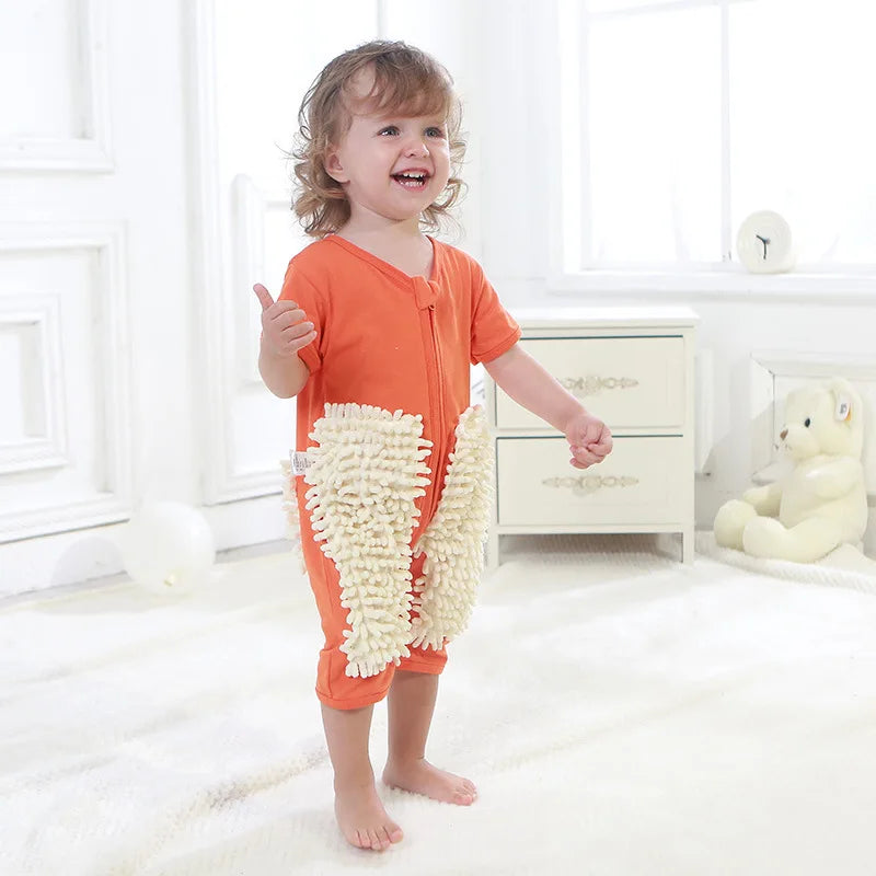 Spring Baby Girl Boy Romper Baby Boy Romper Toddler Girl Mop Suit Infant Clothes Cotton Children One-Piece Long Sleeve Jumpsuit