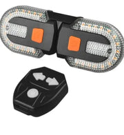 Rechargeable Bike Tail Light with Turn Signals Warning Bike Lights Wireless Remote Control Cycling Back Light for Night Riding
