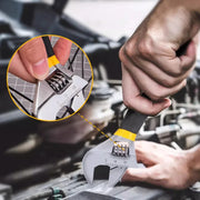 Deli Adjustable Wrench Large Opening long Handle Universal Spanner Carbon Steel Mechanical Workshop Hand Car Repair Tools
