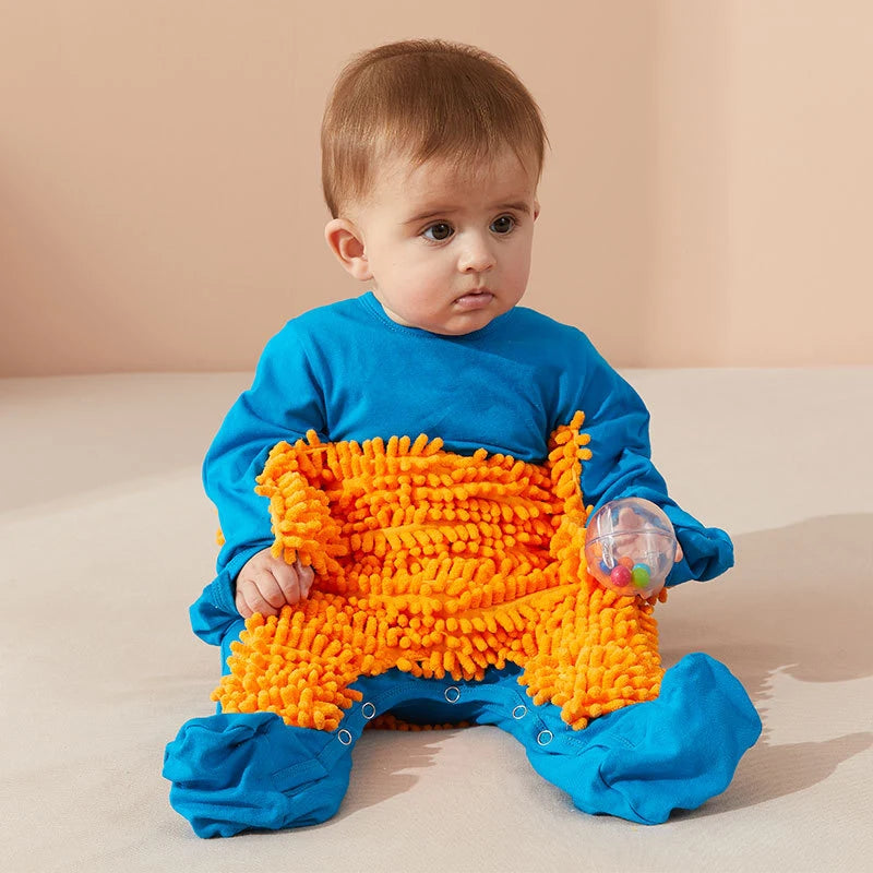 Spring Baby Girl Boy Romper Baby Boy Romper Toddler Girl Mop Suit Infant Clothes Cotton Children One-Piece Long Sleeve Jumpsuit