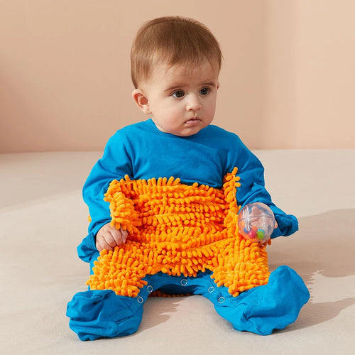 Cotton Patchwork Baby Romper