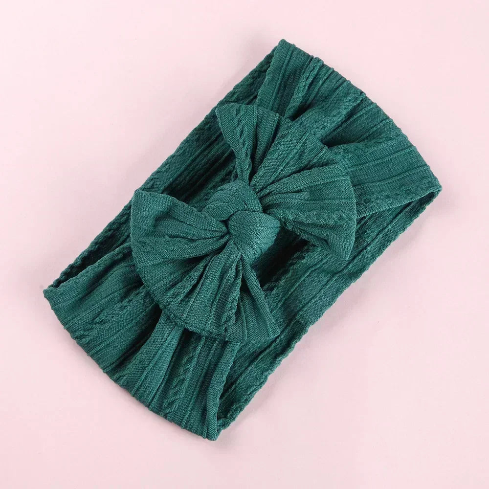 Elastic Jacquard Bow Tie Headband for Babies Infant Bow Headband Bowknot Headwear Cute Baby Headbands Girls Newborn Photography