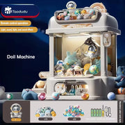 Big Size DIY Doll Machine Kids Coin Operated Play Game Mini Claw Catch Toy Crane Machines Music Doll Children Xmas Gifts Toys