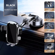 SEAMETAL Car Phone Holder Suction Cup Stand Gravity Dashboard Phone Mount Stand GPS Universal For iPhone 15 14 13 Xiaomi Samsung