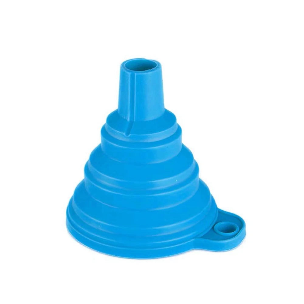 Funnels for Filling Bottles Kitchen Funnel Small Food Grade Silicone Collapsible Funnel for Filling Water Bottle Liquid Powder