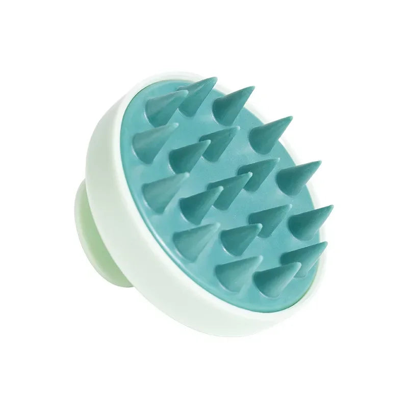 Silicone Shampoo Head Scalp Massage Brush Silicone Body Brush Hair Washing Comb Bath SPA Shower Massage Hair Brush