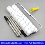 18inch Paint Roller Brush Short-Middle-Long Plush Painting Handle Tool For Wall Decorative 6MM/9MM Painting Handle Tool Support
