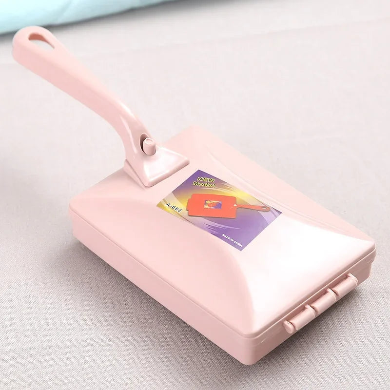 1pc- Bed Pet Hair Debris Brush Handheld Carpet Brush Crumb Dirt Fur Cleaner Roller Sweeper Home Cleaning Tools