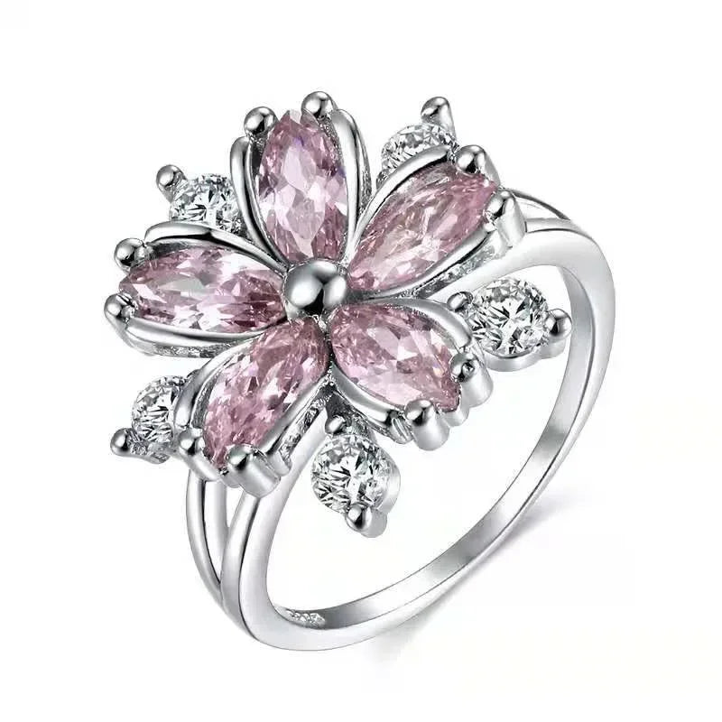 Fashion Square Shape Champagne Big Crystal Designer Hyperbole  Ring for Women Engagement Wedding Stone Rings Whole Sale