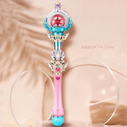 41cm Creative Cute Luminous Magic Wand Kids Girls Fairy Stick With Music Cosplay Props Pretend Princess Birthday Gift Toy