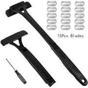 New Men Back Shaver Hair Body Shaver Safety Long Handle Foldable Trimmer Body Leg Long Handle Removal Shaving Razor Tool