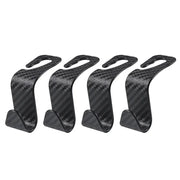 4Pcs Hooks for Bags Car Clips Front Seat Headrest Organizer Holder Auto Fastener Hangers Car Storage Interior Accessories