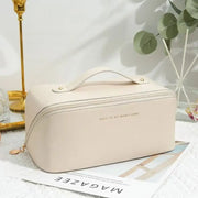 Homefish Organizer Female Toiletry Kit Bag MakeUp Case Storage Pouch Luxury Lady Box, Cosmetic Bag, Organizer Bag For Travel Zip
