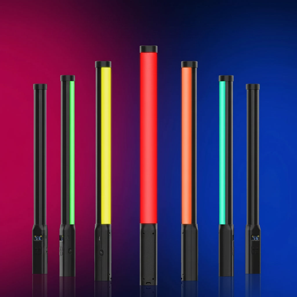 Ulanzi VL119 Handheld RGB Colorful Stick Light 19.68 inch Handheld LED Light Wand CRI 95+ 2500K-9000K Photography Studio Lamp