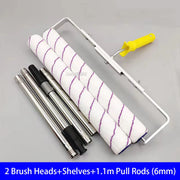 18inch Paint Roller Brush Short-Middle-Long Plush Painting Handle Tool For Wall Decorative 6MM/9MM Painting Handle Tool Support