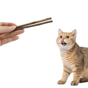 Natural Matatabi Stick for Cats - Dental Care Chew Toy, Anti-Tartar Fun Teaser & Furniture Saver (Kittens/Adults)