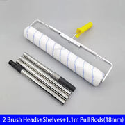 18inch Paint Roller Brush Short-Middle-Long Plush Painting Handle Tool For Wall Decorative 6MM/9MM Painting Handle Tool Support