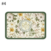 Printed Dish Drying Mat Super Absorbent Coffee Drain Pad Tableware Draining Pad Quick Dry Rug Kitchen Dinnerware Placemat