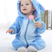 Baby Rompers Winter Kigurumi Lion Costume For Girls Boys Toddler Animal Jumpsuit Infant Clothes Pyjamas Kids Overalls ropa bebes