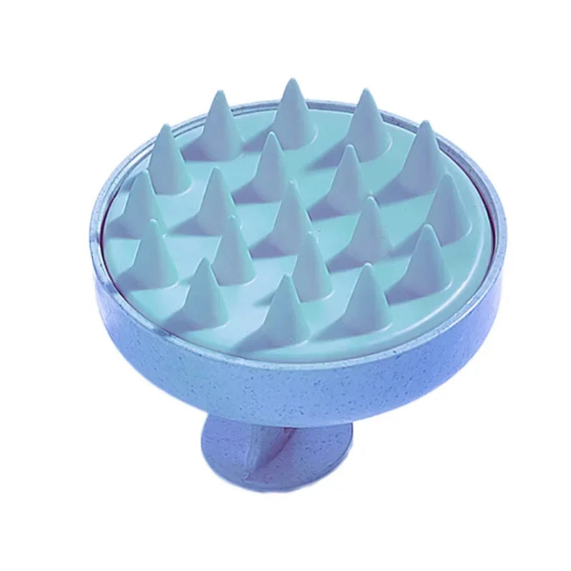 Silicone Shampoo Head Scalp Massage Brush Silicone Body Brush Hair Washing Comb Bath SPA Shower Massage Hair Brush