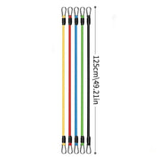 11pcs/Set Pull Rope, Resistance Bands, Portable Fitness Equipment, Ankle Strap, Chest Expander, Elastic Exercise Band