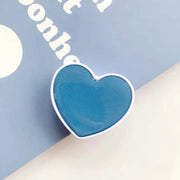 Universal Heart Shaped Phone Socket Holder Finger Grip Bracket Support Telephone for IPhone 15 14 13 Samsung Pocket Socket Stand