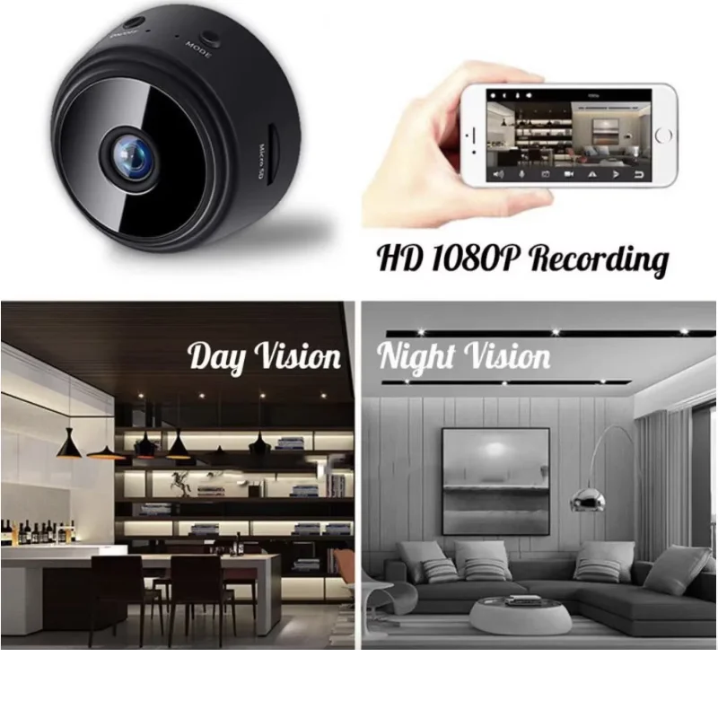 Wireless WiFi Camera 4K HD A9 Mini Video Recorder Camera Security Monitoring Camera Intelligent Home Security For Infants 2026