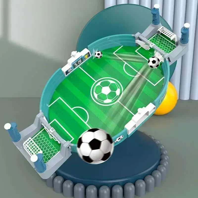 Creative Indoor Playtime Activity for Kids Puzzle Soccer Table Set Two-Person Football Game Table Game Foosball Accessories