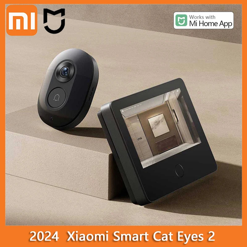 Xiaomi Smart Cat eye 2 Smart Home Video Intercom Wireless Doorbell Peephole 5-inch 720P High-Definition Infrared Night Vision