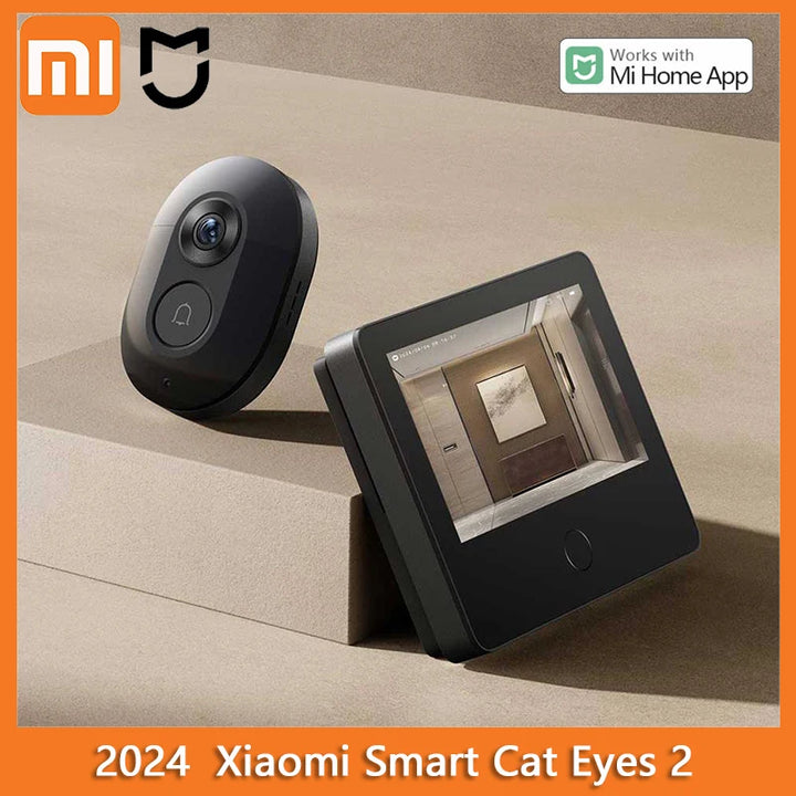Xiaomi Smart Cat eye 2 Smart Home Video Intercom Wireless Doorbell Peephole 5-inch 720P High-Definition Infrared Night Vision